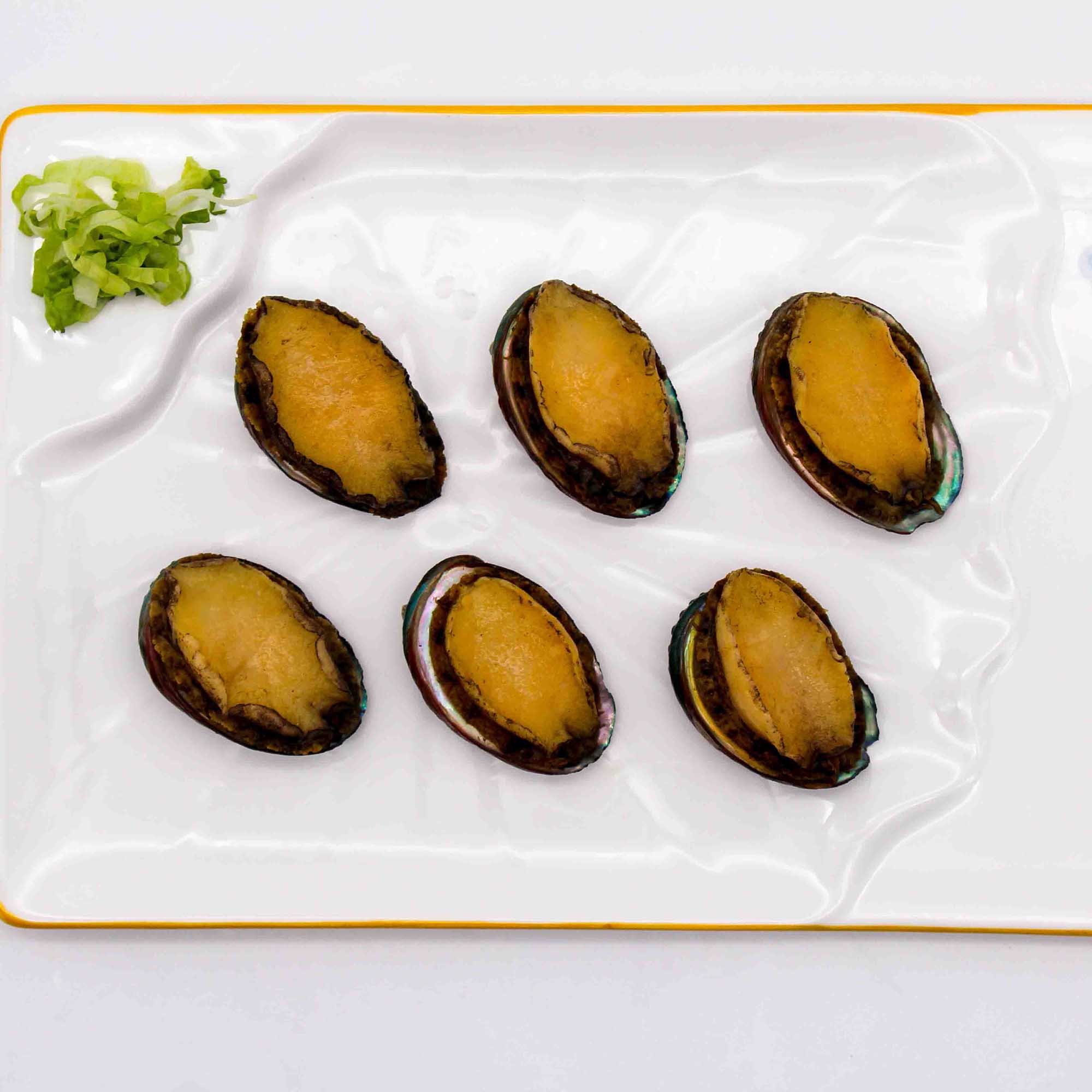 冻煮带壳带内脏鲍鱼